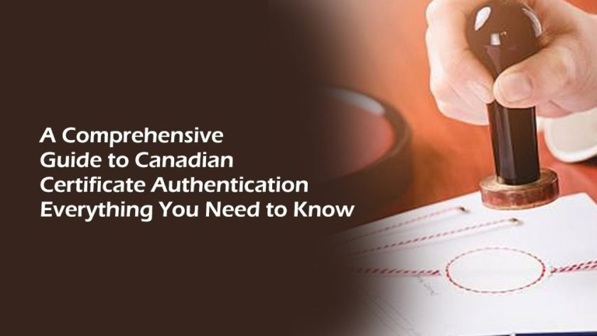 Canadian Certificate Authentication in Canada