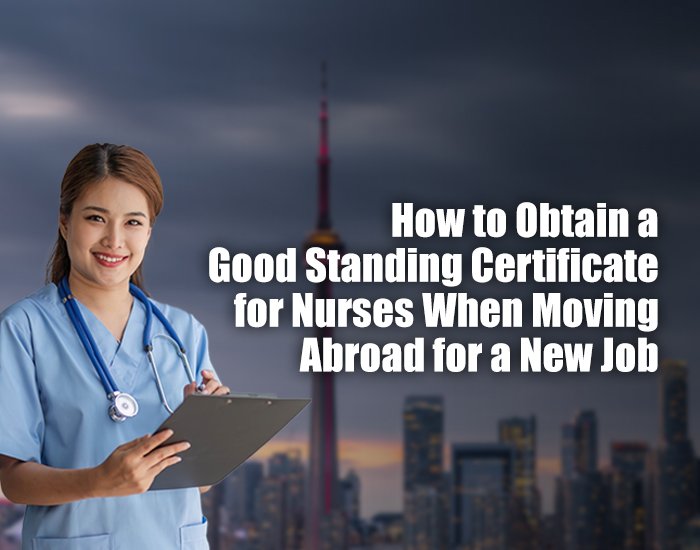Good Standing Certificate for Nurse