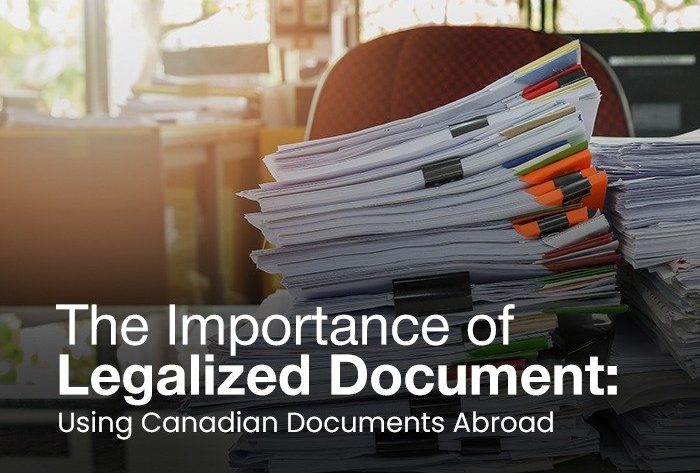 Legalized Documents In canada
