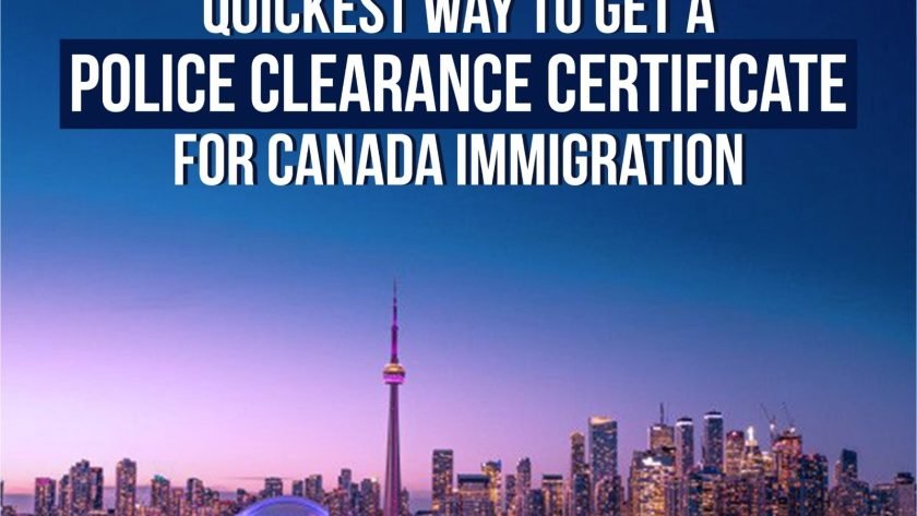 Police Clearance Certificate from Canada
