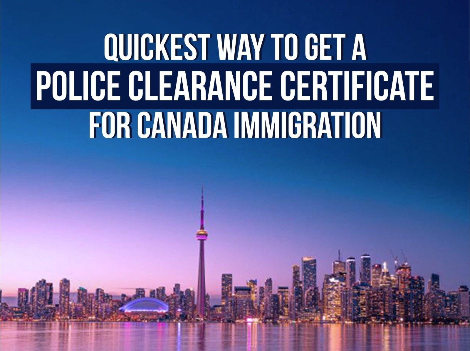 Police Clearance Certificate from Canada