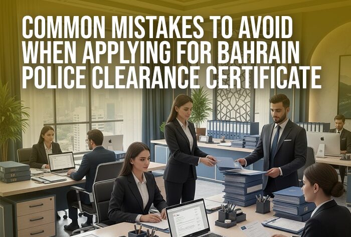 bahrain police clearance certificate