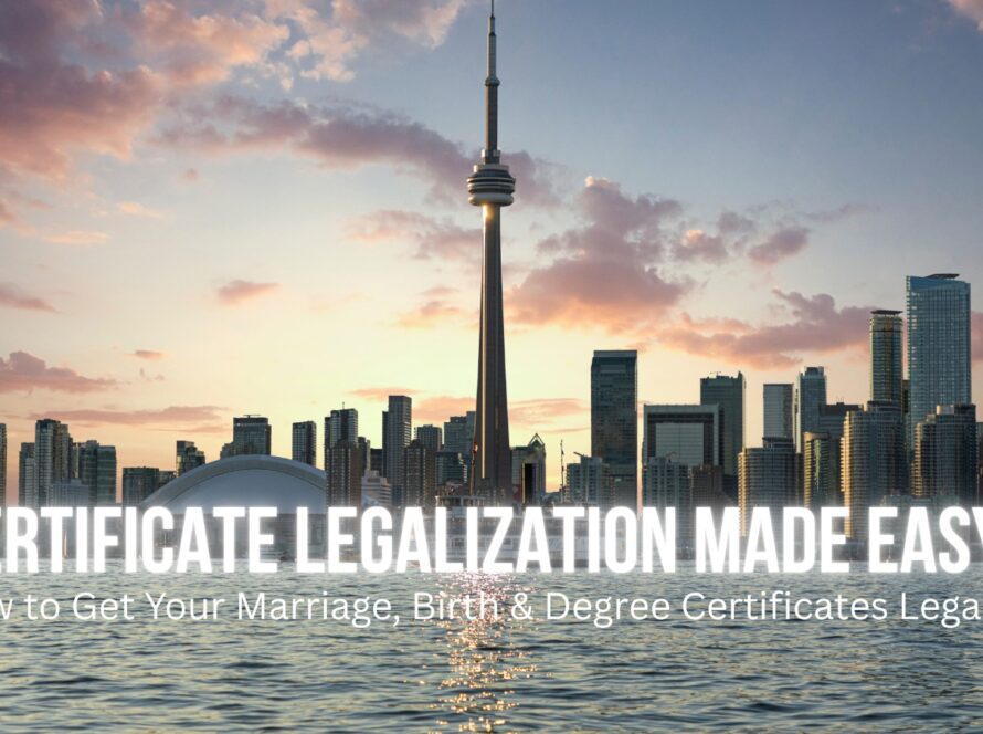 Certificate legalization