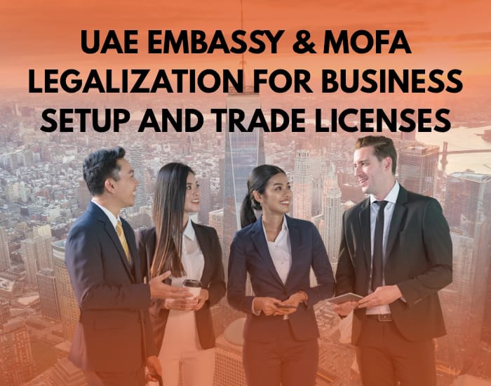 UAE embassy legalization in Canada