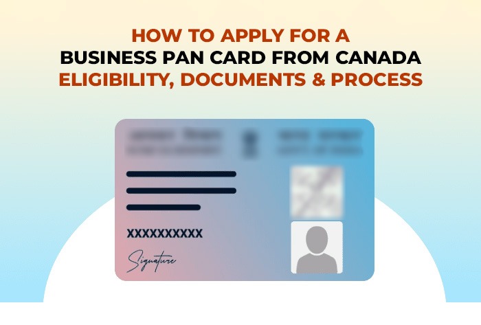 Business PAN Card from Canada