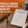 Apostille Canada Degree Certificate Checklist Before You Apply